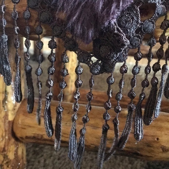 Angora eyelash Shawl Head Scarf Wrap piano Shawl Fringes - Picture 11 of 15